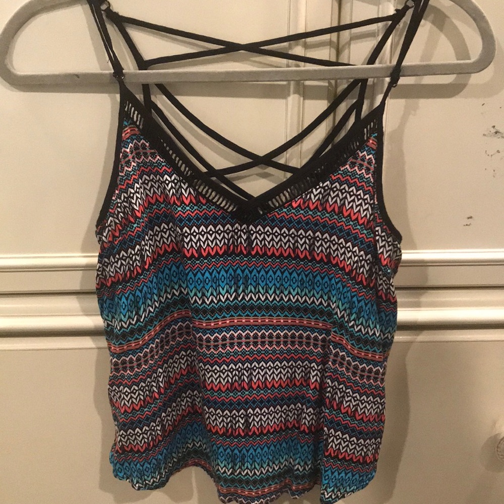 Cute open back tank!